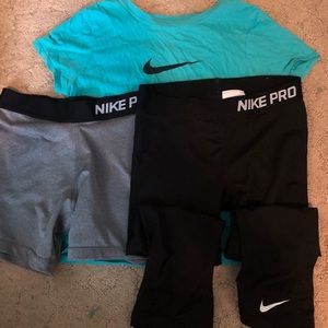 girls large nike bundle